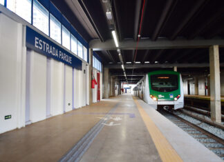 Estação Estrada Parque começa a funcionar de forma experimental