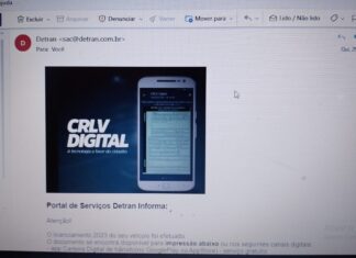Detran-DF chama atenção para golpe de emissão do CRLV digital por e-mail golpe CRLV-e Detran-DF