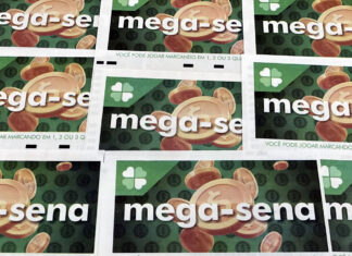 Mega-Sena 2816 pode pagar prêmio de R$ 38 milhões nesta quinta-feira (16) Mega-Sena - crédito Quinho-AVB