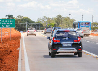 Governador Ibaneis Rocha entrega primeira etapa do Viaduto do Sudoeste Viaduto do Sudoeste