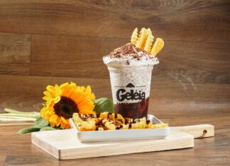 Geléia Burger lança shake de Nutella com batata frisé para comemorar a Páscoa ChocoShake ‘n' Fries - Páscoa Geléia Burger