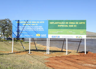 GDF investe R$ 23 milhões na construção da terceira ponte de Vicente Pires Terceira ponte de Vicente Pires