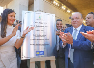 Governador Ibaneis Rocha entrega Túnel Rei Pelé, em Taguatinga Túnel Rei Pelé Taguatinga