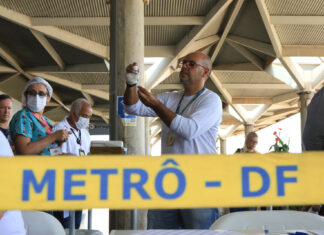 Distrito Federal terá 20 pontos de vacinação neste sábado, 24 de junho Vacinação Metrô-DF