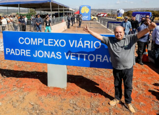 Governador Ibaneis Rocha entrega Complexo Viário Padre Jonas Vettoraci Governador Ibaneis entrega viaduto de Sobradinho