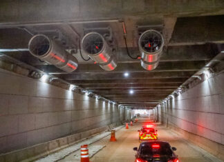 Túnel Rei Pelé fechará para manutenção preventiva dos ventiladores Manutenção ventiladores Túnel Rei Pelé