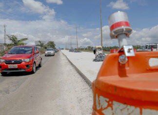 Reversão da Estrutural será ampliada até as 10h a partir desta terça (1º) Pavimentação Via Estrutural