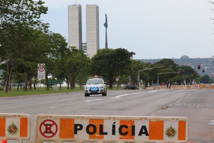 Esplanada dos Ministérios bloqueio Esplanada dos Ministérios bloqueio