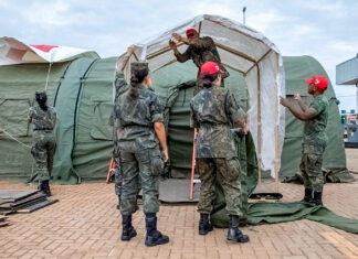 Hospital de Campanha reforça combate à dengue a partir desta segunda (5) Hospital de Campanha para combate à dengue DF