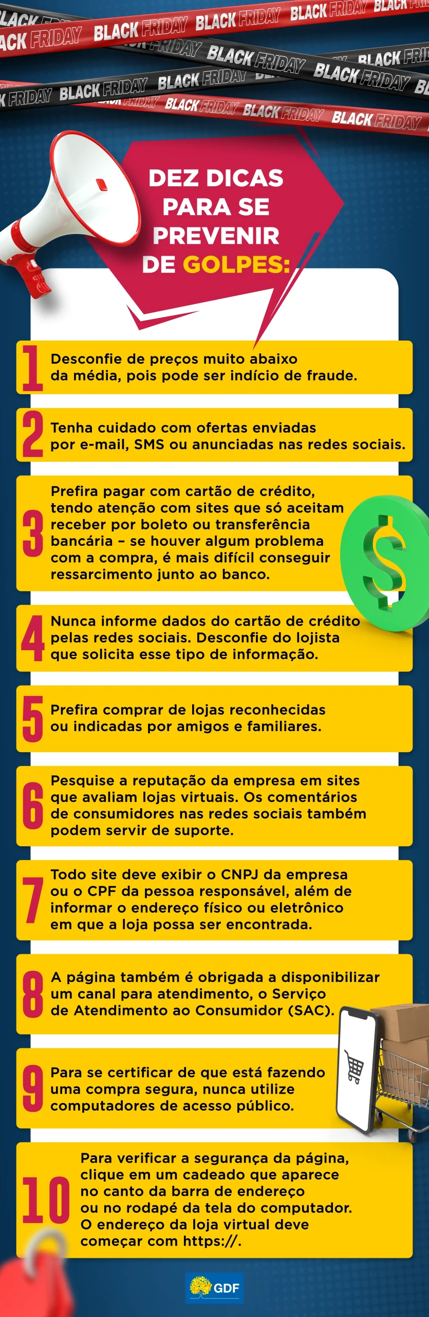 dicas para não cair em golpes na black friday