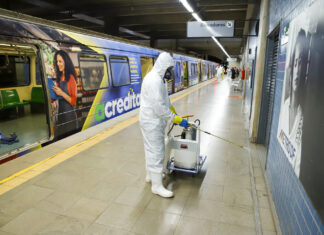 Estações do Metrô-DF recebem ação de combate ao Aedes aegypti combate à dengue Metrô-DF
