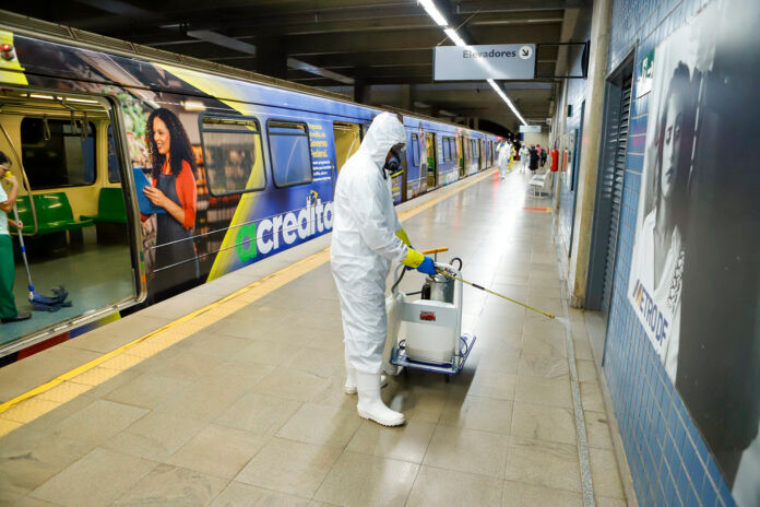 combate à dengue Metrô-DF