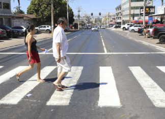 GDF recupera mais de mil faixas de pedestres