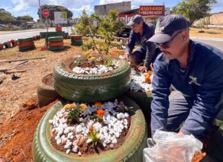 SLU inaugura reforma de ponto de descarte irregular em Ceilândia