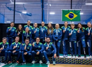 Brasil é prata no vôlei sentado em Copa do Mundo nos EUA