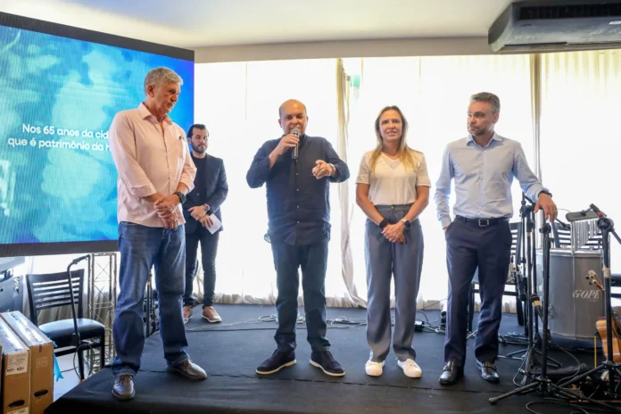 Aniversário CAESB com Ibaneis e celina-Renato Alves