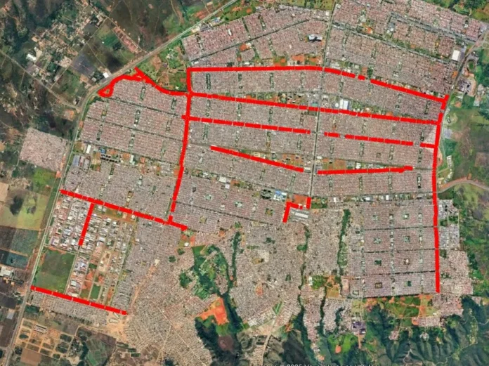 Ciclovias na Ceilândia-Administração Regional de Ceilândia