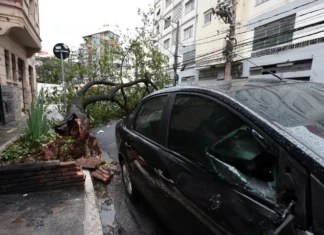 Frente fria traz chuva e ventos fortes ao Sul