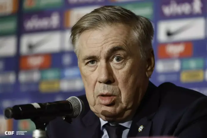 Carlo Ancelotti- Rafael Ribeiro : CBF)