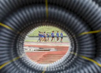 Reforma do Augustinho Lima avança com drenagem e gramado
