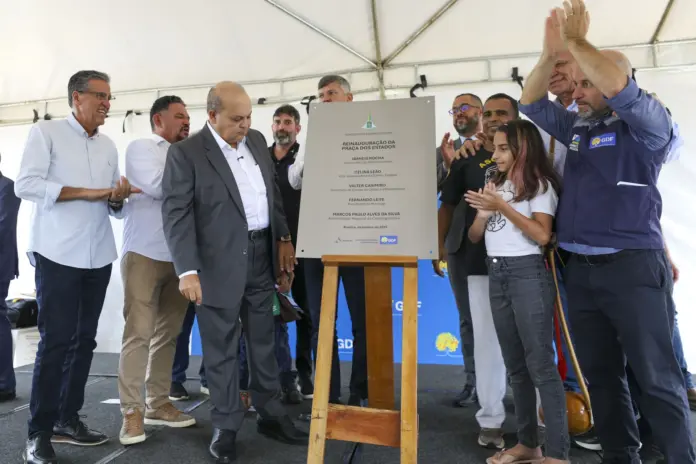 Ibaneis inaugura praça-Renato Alves:Agência Brasília