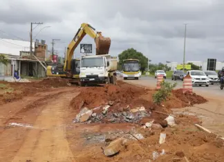 GDF investe R$ 5,9 mi em drenagem e asfalto na DF-290 Santa Maria