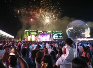 Brasília festeja a chegada de 2026