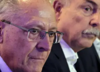 Governo estuda Brasil Soberano 2 Geraldo Alckmin ao lado de Aloísio Mercadante