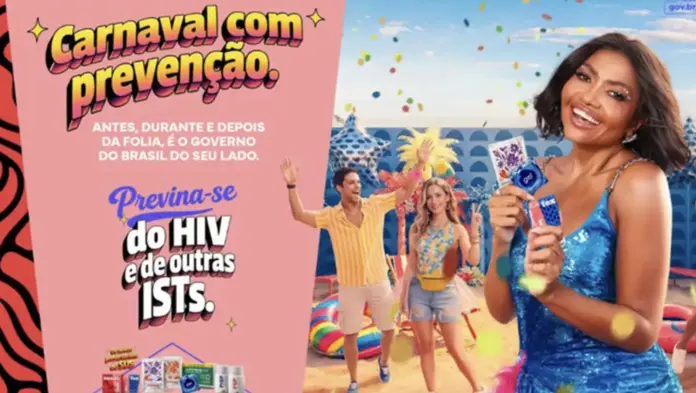Carnaval prevenção: preservativos do SUS e material de campanha do Ministério da Saúde para ISTs antes, durante e depois da folia