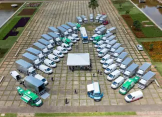 Saúde do DF amplia frota com 56 veículos e vans móveis Nova fota de com 56 veículos para auxiliar na saúde do DF