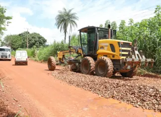 GDF diz ter recuperado 9,5 mil km de estradas rurais Recuperação de estradas rurais no DF