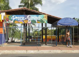 Candangolândia com praças reformadas Praças reformadas da Candangolândia