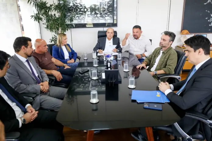 Reunião Ibaneis e celina-Renato Alves-Agência Brasília Reunião do Governador Ibaneis com a Vice-governadora Celina Leão e secretários