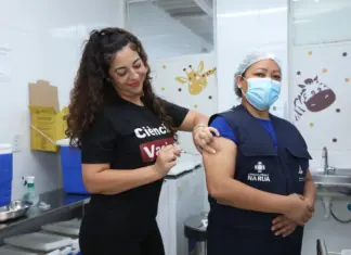 DF mantém vacinação da gripe para grupos prioritários vacinação contra gripe no DF