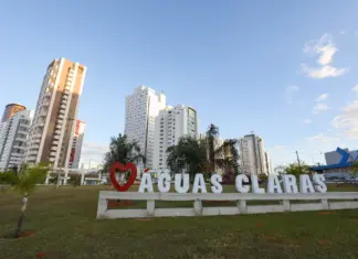 Águas Claras ganhou saídas e metrô após pressão viária Águas Claras DF