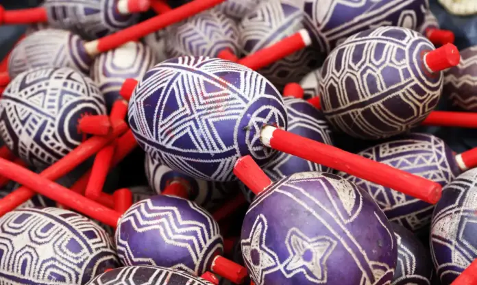 Arte indígena-Bruno Peres-Agência Brasil Arte indígena no Acampamento Terra Livre