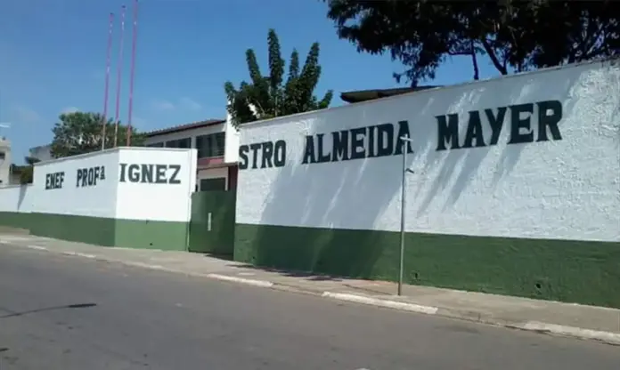 Escola Suzano-EM Prof Ignez de Castro Almeida Mayer-Divulgação Escola municipal de Suzano registra invasão