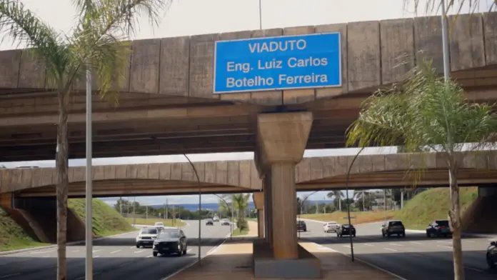 Viaduto no Sudoeste em Brasília