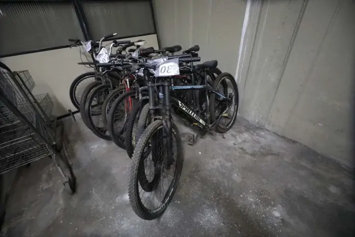 Bicicletas esquecidas no metrô DF