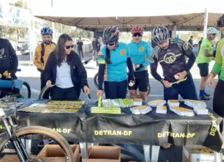 Maio Amarelo reforça segurança no trânsito do DF Passeio ciclístico