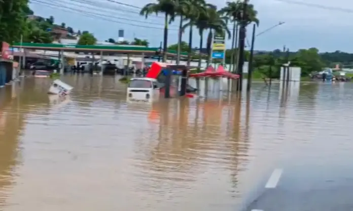 Rua alagada