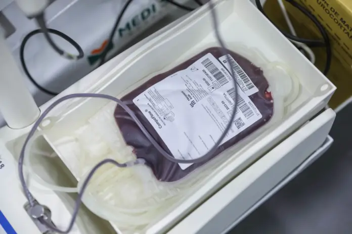 Bolsa de sangue-Divulgação-Hemocentro de Brasília Bolsa de sangue - Hemocentro de Brasília
