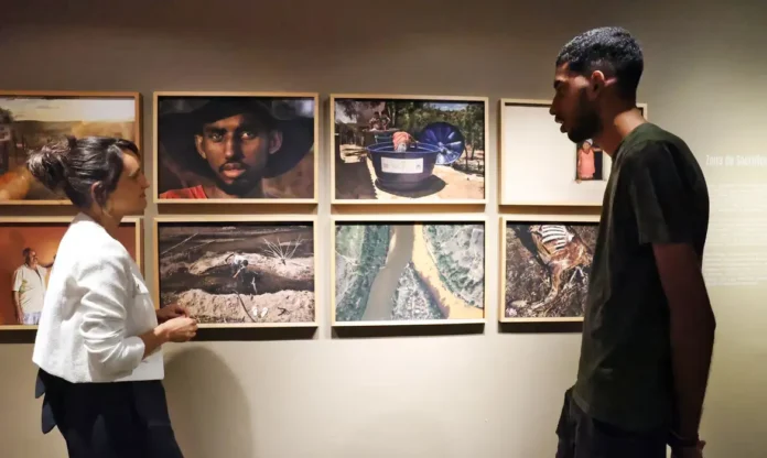 Exposição sobre corrida mineral