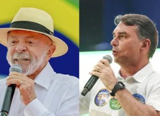 Lula e Flávio levam crise do STF para a disputa presidencial Lula e Flávio