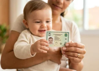 Bebês e crianças já podem tirar a nova identidade no DF Carteira de Identidade Nacional CIN para bebês
