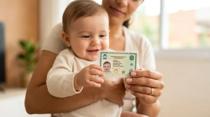 Carteira de Identidade Nacional CIN para bebês