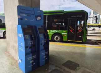 Totens facilitam recarga do Cartão Mobilidade no DF Totens de recarga do cartão mobilidade