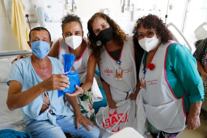 Voluntários SAV no Hospital de Base
