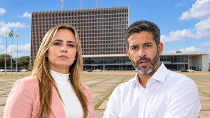 Celina Leão e Leandro Grass