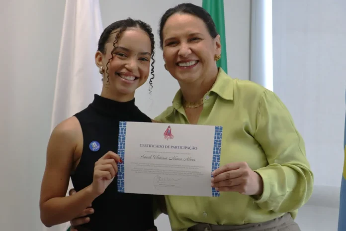 Estudante Sarah Vitória